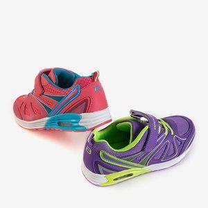 Violet-green children's sports shoes Witold - Footwear