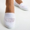White ballerinas made of fabric - Footwear 1