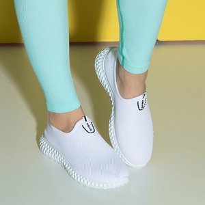 White slip on trainers Bruna - Footwear