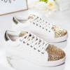 White sneakers with Vieira brocade finish - Footwear 1
