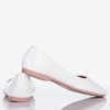 White women's flat heels Lin - Footwear 1
