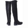 Willia black flat boots - Footwear
