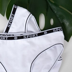 Women's White Briefs 2 / pack - Underwear