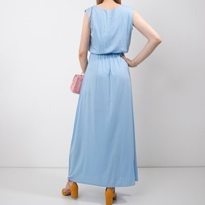 Women's blue maxi dress - Clothing