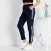 Women's navy blue insulated tracksuits with stripes - Clothing