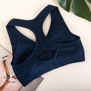 Women's navy blue sports bra - Underwear
