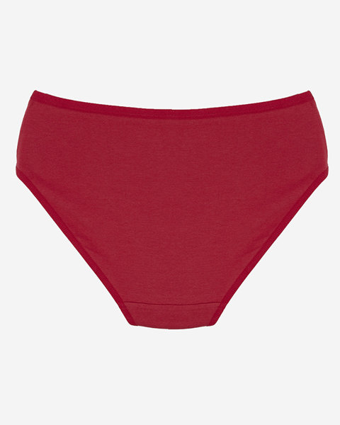 Women's panties in burgundy PLUS SIZE- Underwear