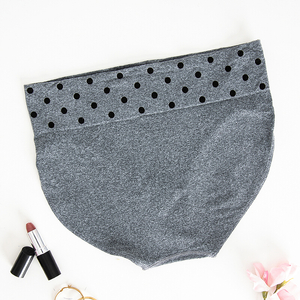 Women's panties knickers with colored dots at the waist - Underwear