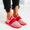 Women's red sports slip shoes - on Andalia - Footwear