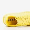 Yellow Tomtor women's sneakers - Footwear