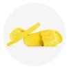 Yellow slippers with fur Millie - Footwear
