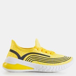 Yellow women's sports shoes Gordani - Footwear